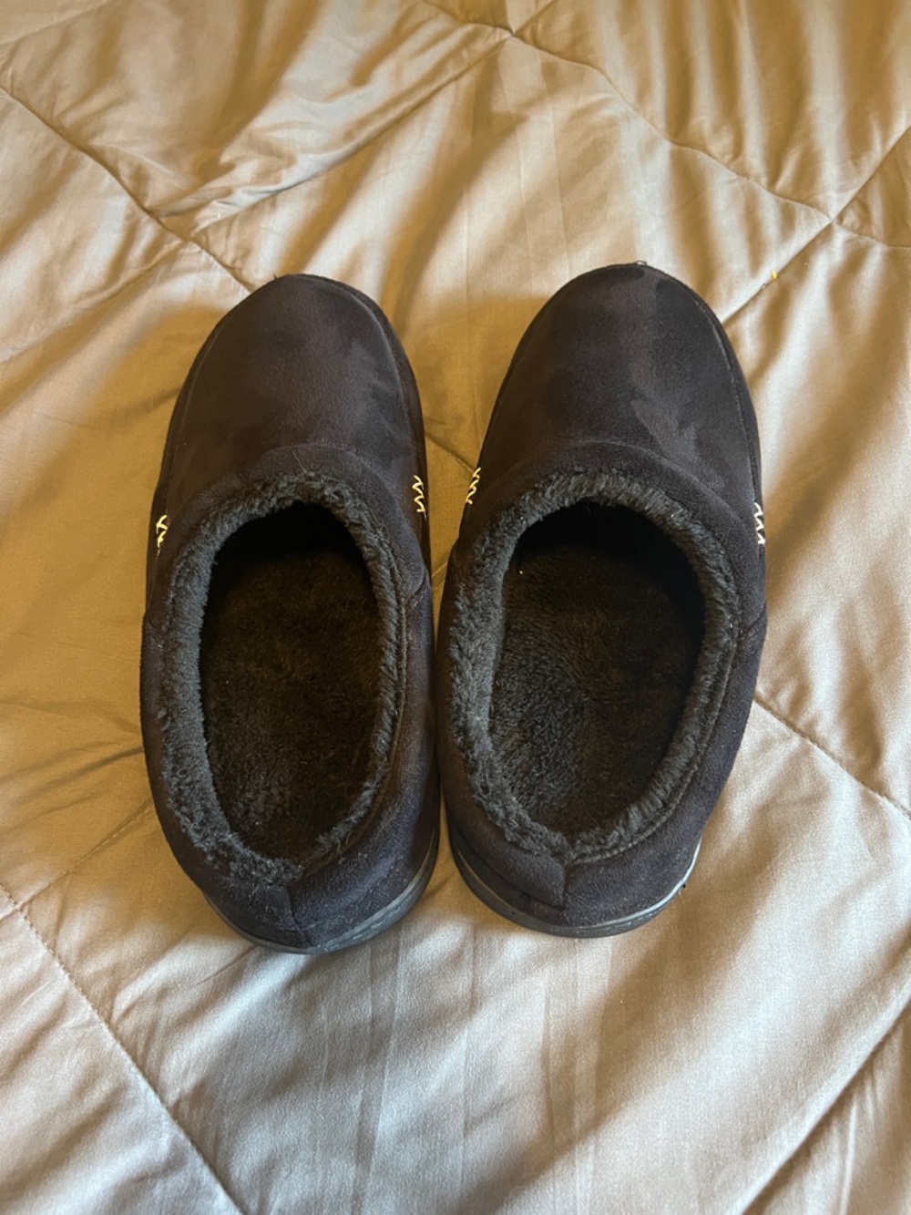 New Balance Black Slip-On Loafers